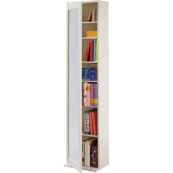 木目調ボックスミラー ホワイト