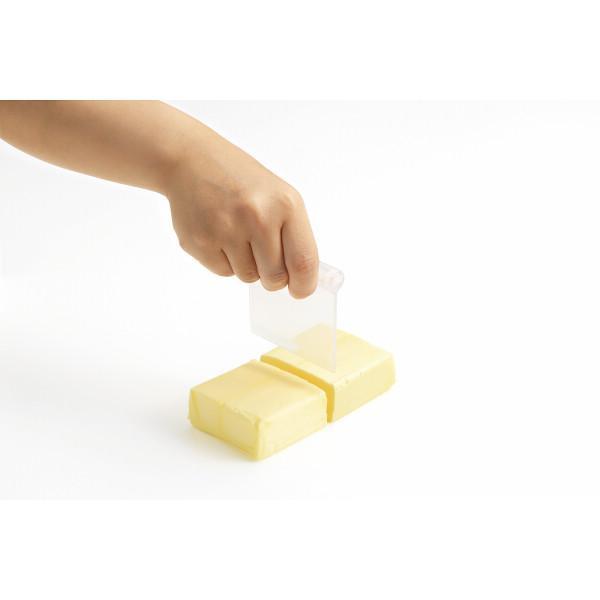 すぐ切れるバターケース　専用先割れバターナイフ付