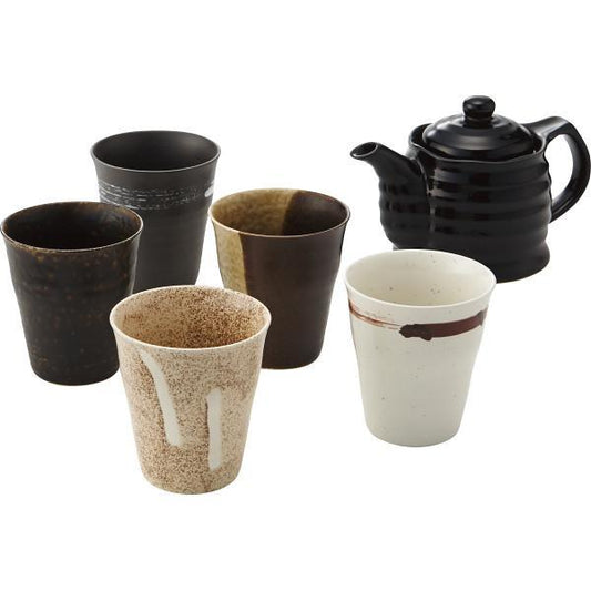 モカファイブ　ポット茶器揃