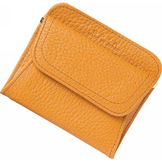 良品工房　日本製牛革財布 キャメル