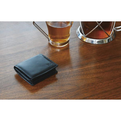 良品工房　日本製牛革財布（小銭入れ） ブラック