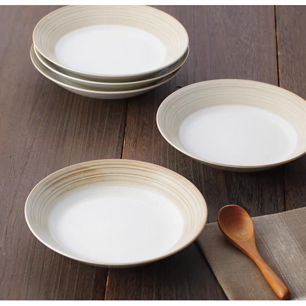 Ｃａｓａ　カレー皿５枚セット 食器 器 お皿 シンプル 可愛い オシャレ ナチュラル 5枚組 磁器 スープ皿 シチュー皿