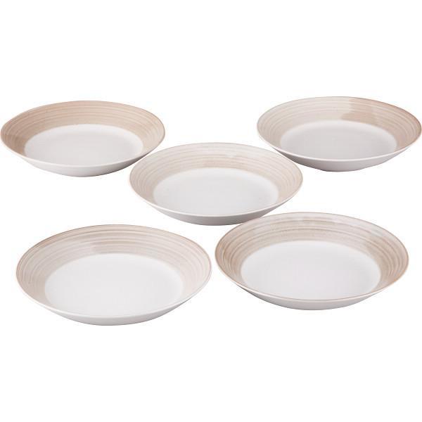 Ｃａｓａ　カレー皿５枚セット 食器 器 お皿 シンプル 可愛い オシャレ ナチュラル 5枚組 磁器 スープ皿 シチュー皿