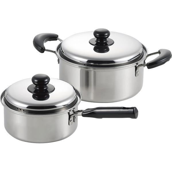 陳建一　片手鍋（１６ｃｍ）＆両手鍋（２０ｃｍ）セット