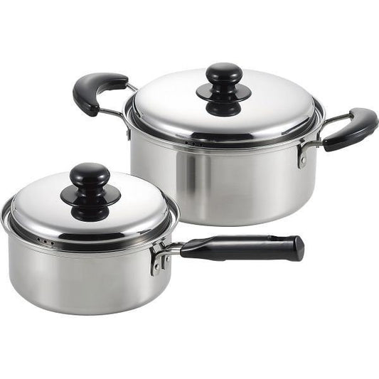 陳建一　片手鍋（１６ｃｍ）＆両手鍋（２０ｃｍ）セット