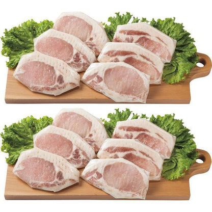 国産豚ロース肉塩麹漬（１２枚）