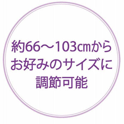 無段階伸縮ステッキ ブラウン