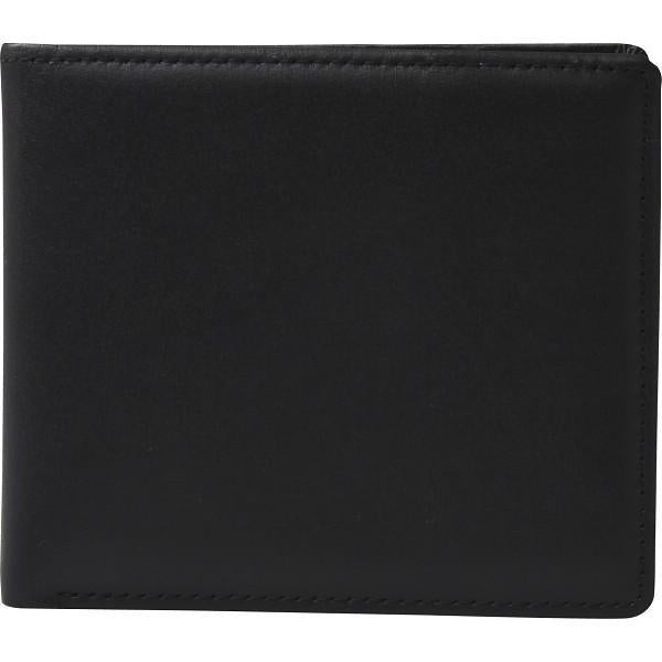 良品工房　日本製牛革財布＆小銭入れセット ブラック