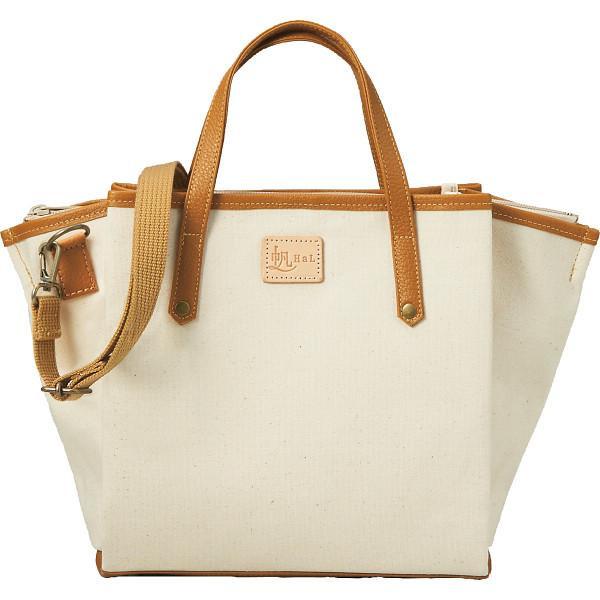 ＨａＬ　倉敷産帆布×姫路レザー　ベーシックトート＆ショルダー＆リュック キナリ