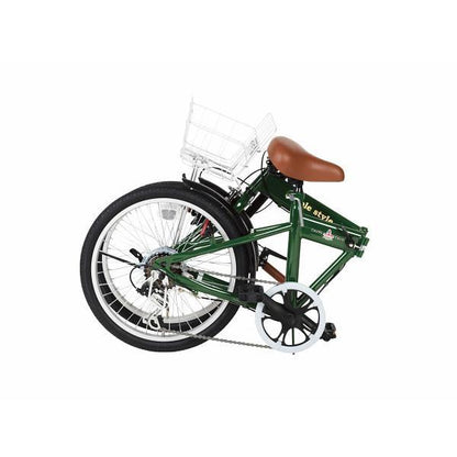 シンプルスタイル　２０型折畳み自転車（ライト・カギ付）