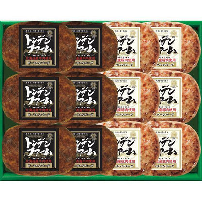 北海道トンデンファーム　北海道産肉使用ビーフ＆ポークハンバーグ