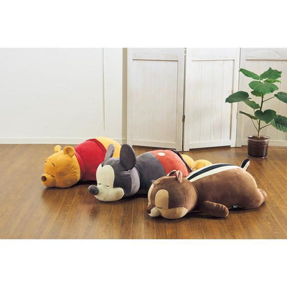 モチハグ抱きまくらＬ プー  くまのぷーさん  ぬいぐるみ クッション 枕 ディズニー プレゼント 誕生日 記念日 睡眠 熟睡 安眠 グッズ 安らぎ 癒し 抱き枕