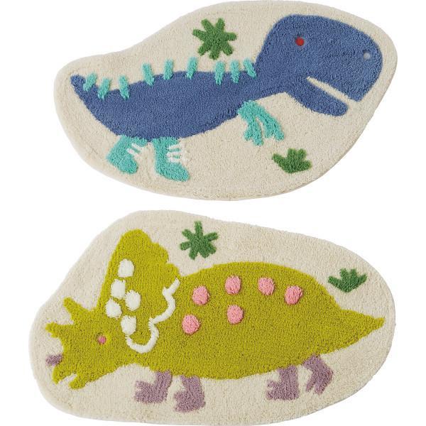 イッソ・エッコ　きょうりゅう　ティラノサウルス＆トリケラトプスマット