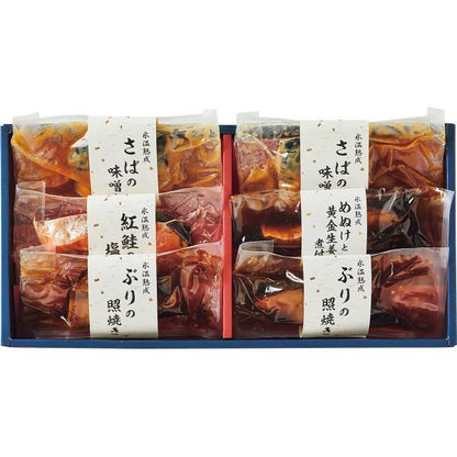 氷温熟成　煮魚・焼魚ギフトセット（６切）