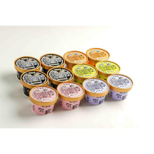 北海道アイスクリーム５種１２個 乳蔵 ひんやりスイーツ ジェラート 美味しい グルメ 手土産 差し入れ お土産 人気 ギフト おいしい プレゼント 有名 景品 賞品