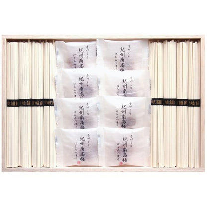 紀州南高梅・讃岐うどん詰合せ 美味しい グルメ 手土産 差し入れ お土産 人気 ギフト おいしい プレゼント 有名 景品 賞品