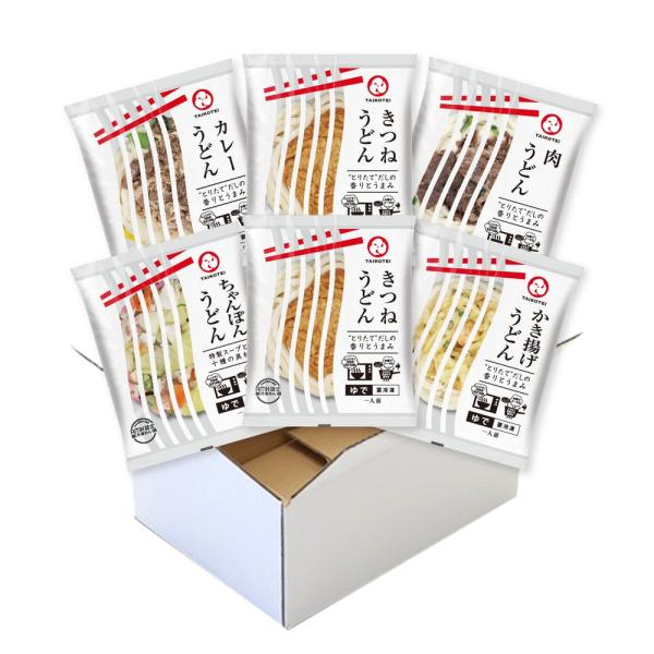 太鼓亭 冷凍きつねうどん ２食入り かき揚げうどん １食入り 肉うどん １食入り ちゃんぽんうどん １食入り カレーうどん １食入り